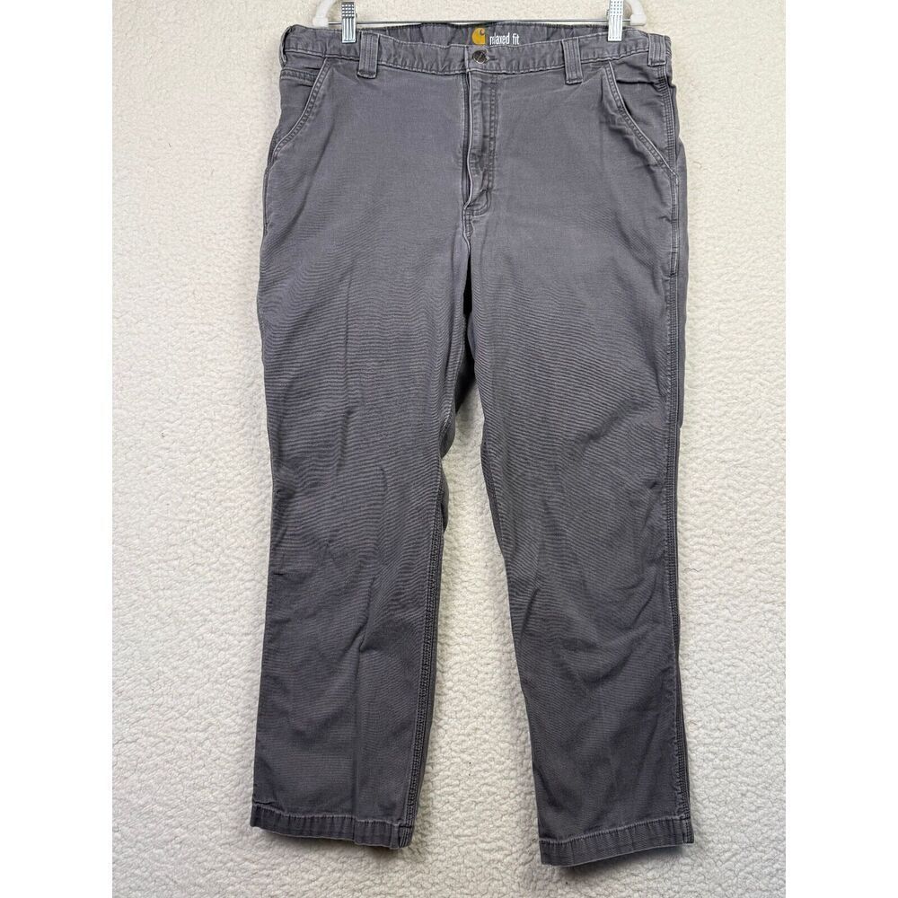 Carhartt Vintage Men's Relaxed Fit Work Gray Pants Size 40 x 30